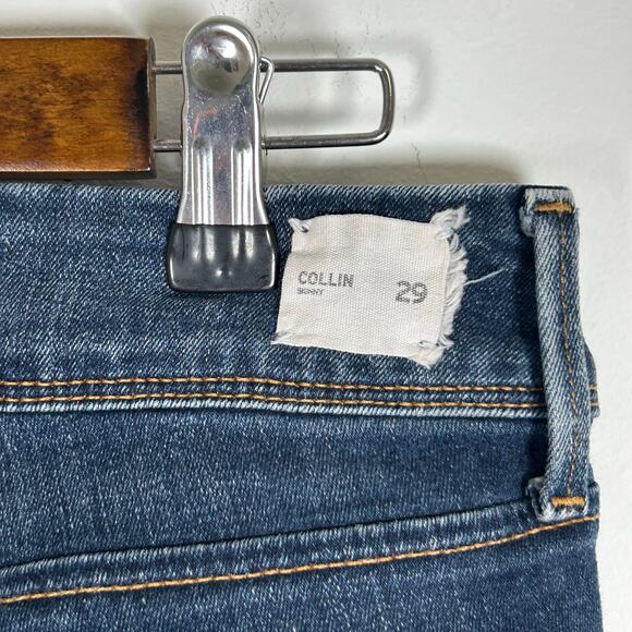 Hudson Colin Flap Skinny Jeans, Sz 29, Cut 13066-00 - Picture 6 of 10